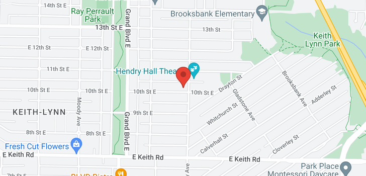 map of 788 E 10TH STREET